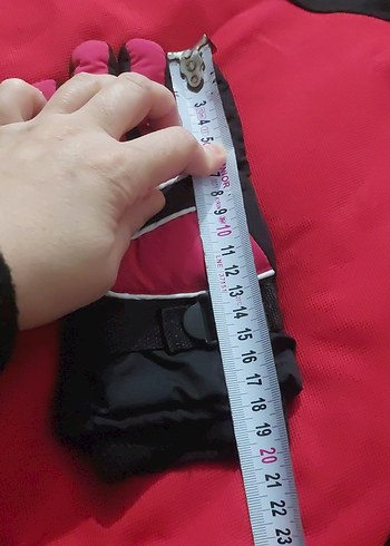 Kızlar için Pembe Baskılı Biker Eldiven - Görsel 2