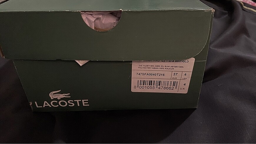 37 Beden beyaz Renk Kadın spor ayakkabı Lacoste