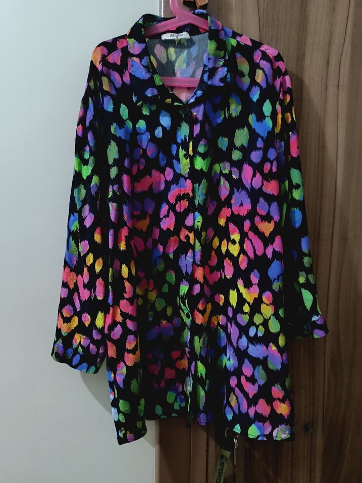 Gri Yıkamalı Kemerli Mini Denim Etek - Görsel 3