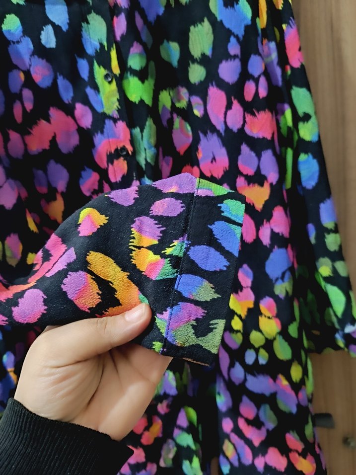 Gri Yıkamalı Kemerli Mini Denim Etek - Görsel 5