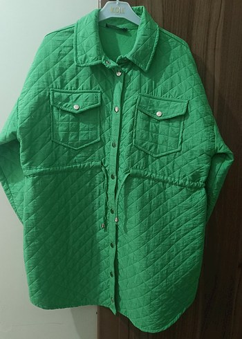 Düğmeli Yeşil Kadın Gömlek(tertemiz - Görsel 5