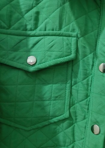 Düğmeli Yeşil Kadın Gömlek(tertemiz - Görsel 3