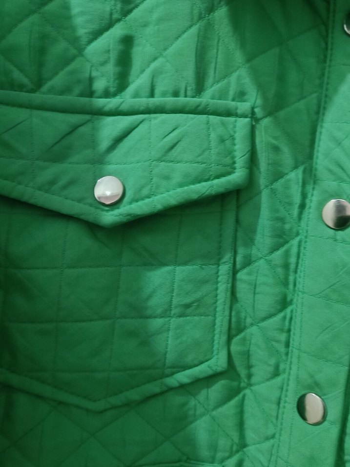 Düğmeli Yeşil Kadın Gömlek(tertemiz - Görsel 3