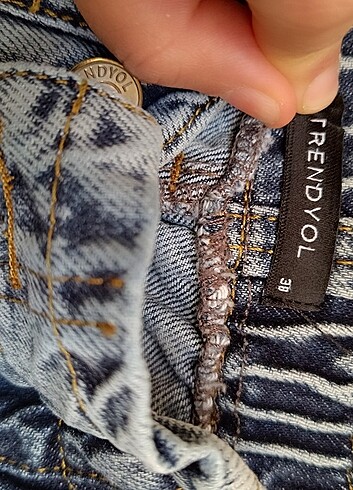 38 Beden mavi Renk Kot pantolon
