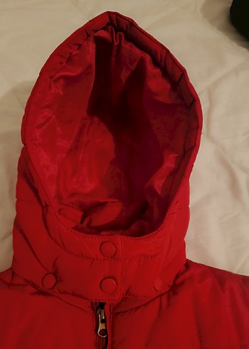 Kırmızı Fermuarlı Kadın Yelek - Görsel 8