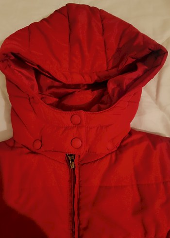 Kırmızı Fermuarlı Kadın Yelek - Görsel 5