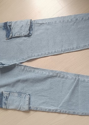 Trendypol Mavi Loose Fit Midi Kadın Jean - Görsel 8