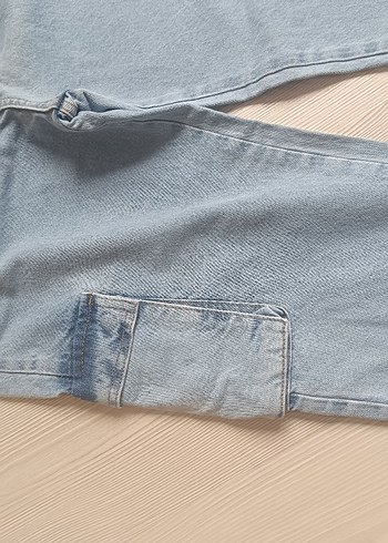 Trendypol Mavi Loose Fit Midi Kadın Jean - Görsel 7