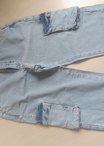 Trendypol Mavi Loose Fit Midi Kadın Jean - Görsel 11