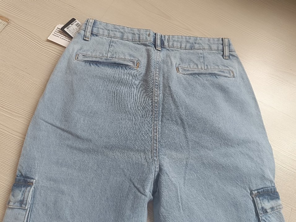 Trendypol Mavi Loose Fit Midi Kadın Jean - Görsel 5