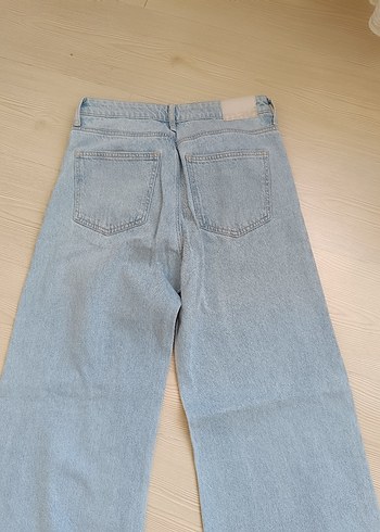 Gri Kadın Denim Pantolon Midi Boy - Görsel 7