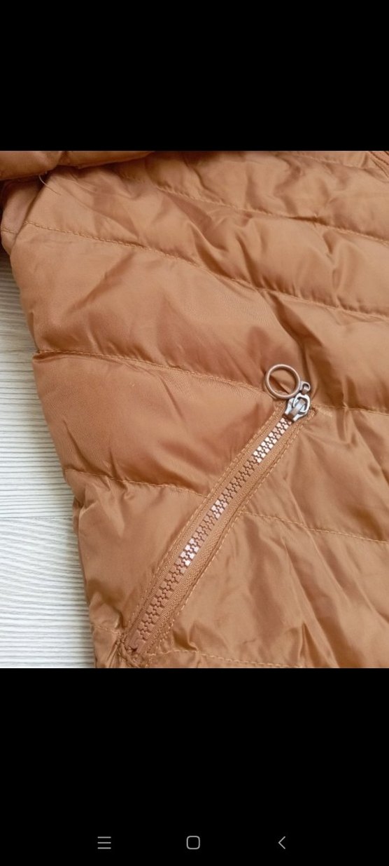 Kürklü Kapüşonlu Kahverengi Kadın Kışlık Mont - Görsel 3