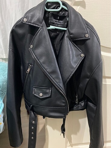 Stradivarius Stradivarius Suni Deri Biker Ceket