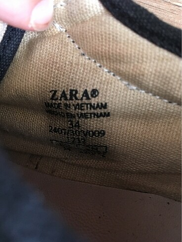 34 Beden Zara ayakkabı