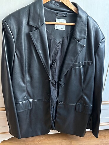 Bershka Deri Blazer