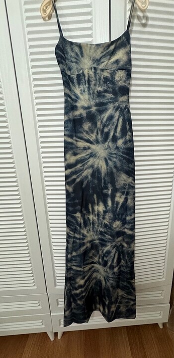 xs Beden çeşitli Renk Tie dye bershka elbise