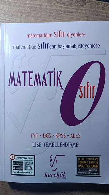 Karekök yayınları matematik sıfır