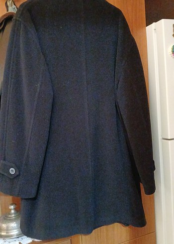 siyah kışlık palto - Görsel 3