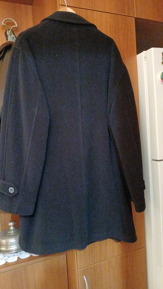 siyah kışlık palto - Görsel 3