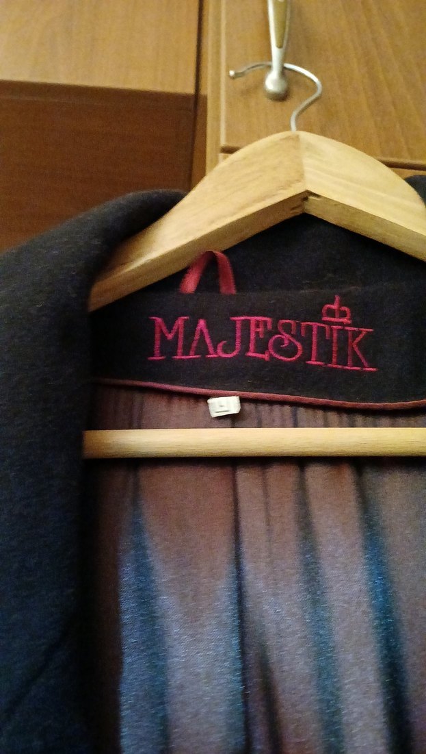 siyah kışlık palto - Görsel 2