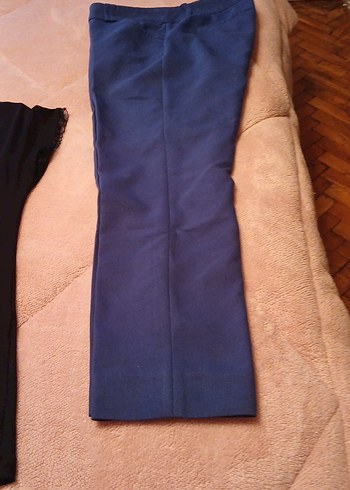 Kadın Lacivert pantolon koton 36 bd
siyah v yakalı   2li kiyafet - Görsel 4