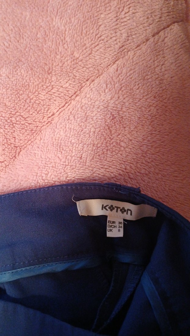 Kadın Lacivert pantolon koton 36 bd
siyah v yakalı   2li kiyafet - Görsel 5