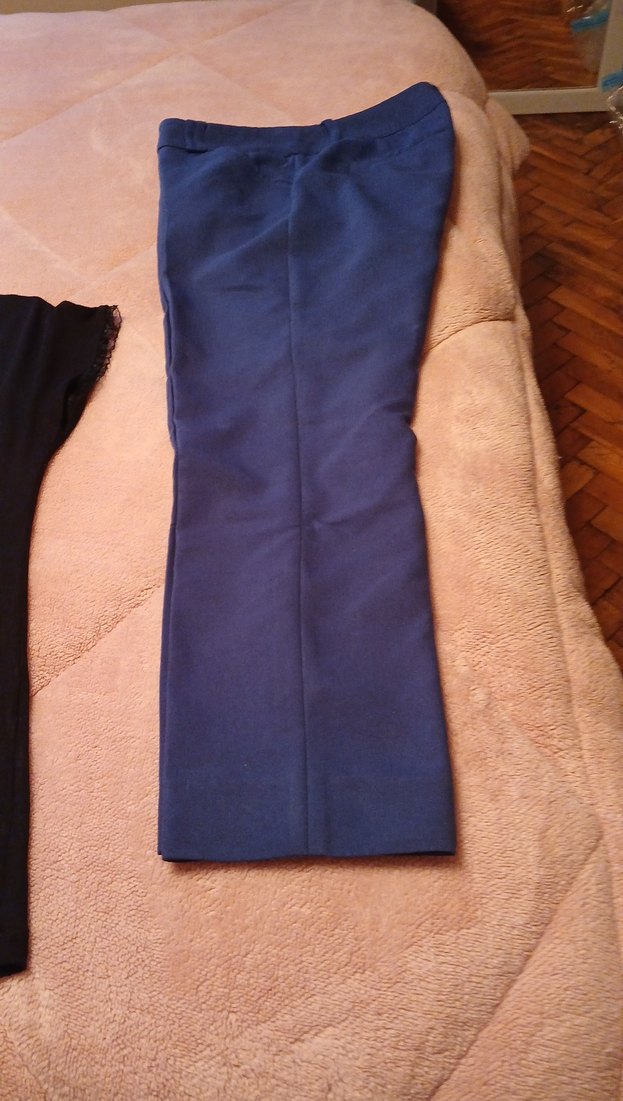 Kadın Lacivert pantolon koton 36 bd
siyah v yakalı   2li kiyafet - Görsel 4