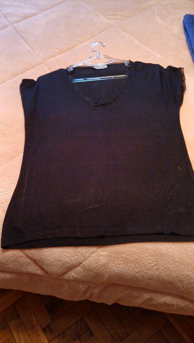 Kadın Lacivert pantolon koton 36 bd
siyah v yakalı   2li kiyafet - Görsel 2