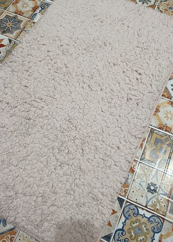 pembe banyo paspası - Görsel 2