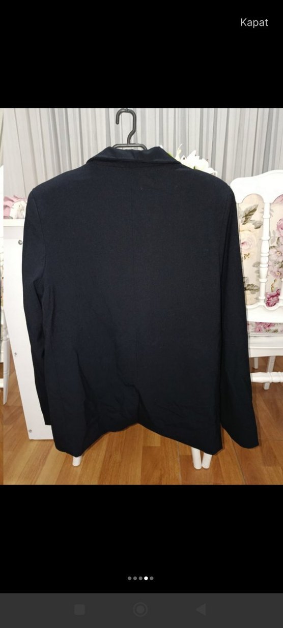 Siyah Blazer Ceket - Görsel 4