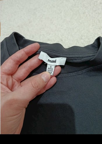 Antrasit Kısa Kollu Tişört - Görsel 2