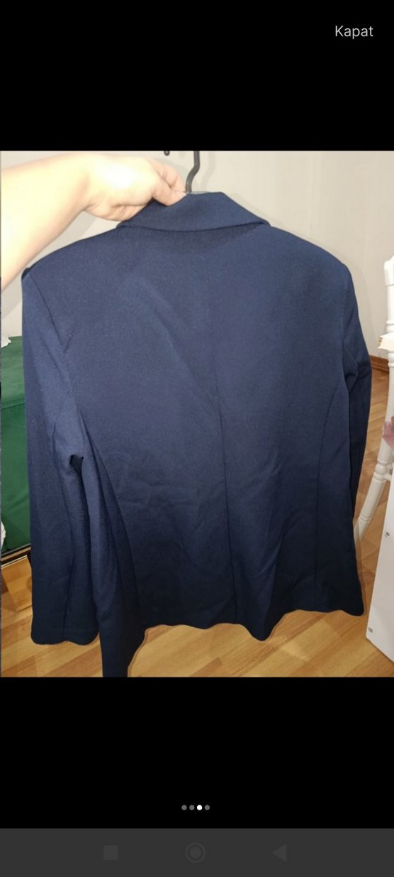 Lacivert Kadın Blazer Ceket - Görsel 3