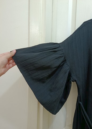 s Beden siyah Renk Uzun Siyah Kimono