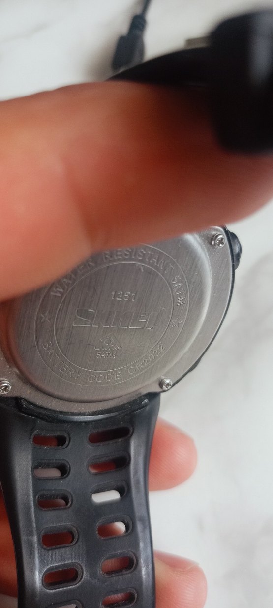 Siyah Erkek Biker Saat Kayışı - Görsel 2