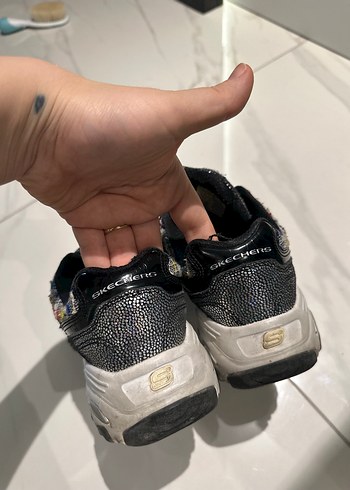 37,5 Beden çeşitli Renk Skechers Yılan Desenli Kadın Spor Ayakkabı