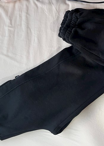Siyah Kadın Rahat Kesim Eşofman Altı - Görsel 3
