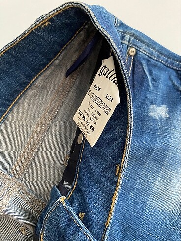 34 Beden mavi Renk Vintage Kadın Jean