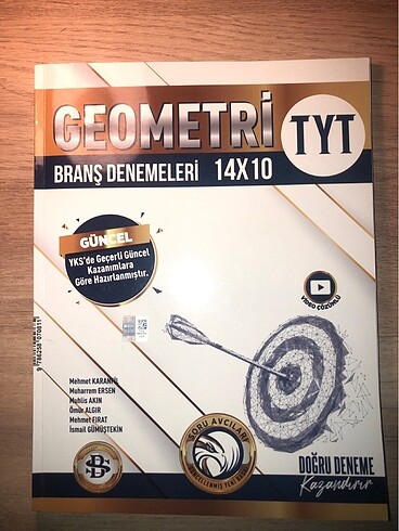 BİLGİ SARMAL TYT-AYT GEOMETRİ DENEMESİ