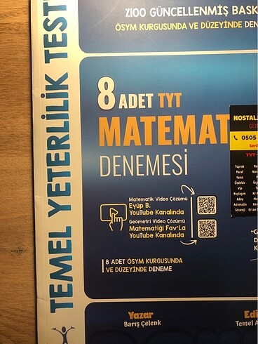 BARIŞ TYT MATEMATİK DENEMESİ