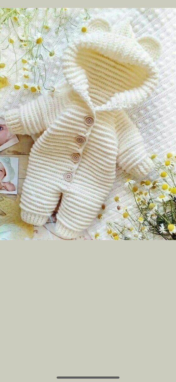 Bebek Tulumu örgü - Görsel 3