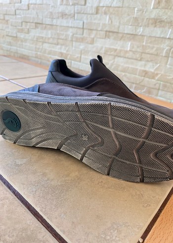 Kahverengi deri-süet kadın Günlük Ayakkabı - Görsel 4