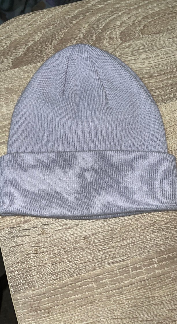 Gri Kadın Örgü Bere - Görsel 2