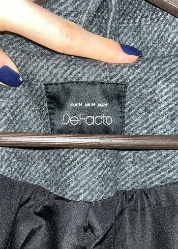 Koyu Gri Uzun Kaban - Görsel 4