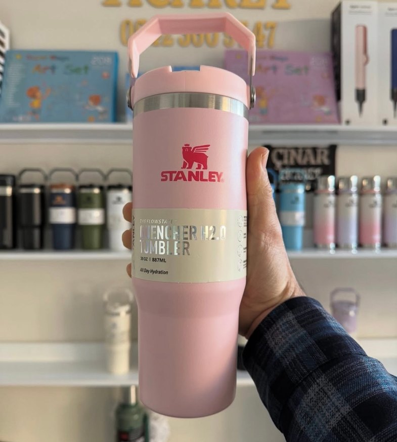 Stanley Pembe Pastel Termos Matara 587 ml - Görsel 2