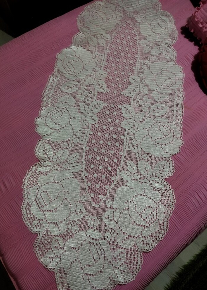 Dantel runner - Görsel 2