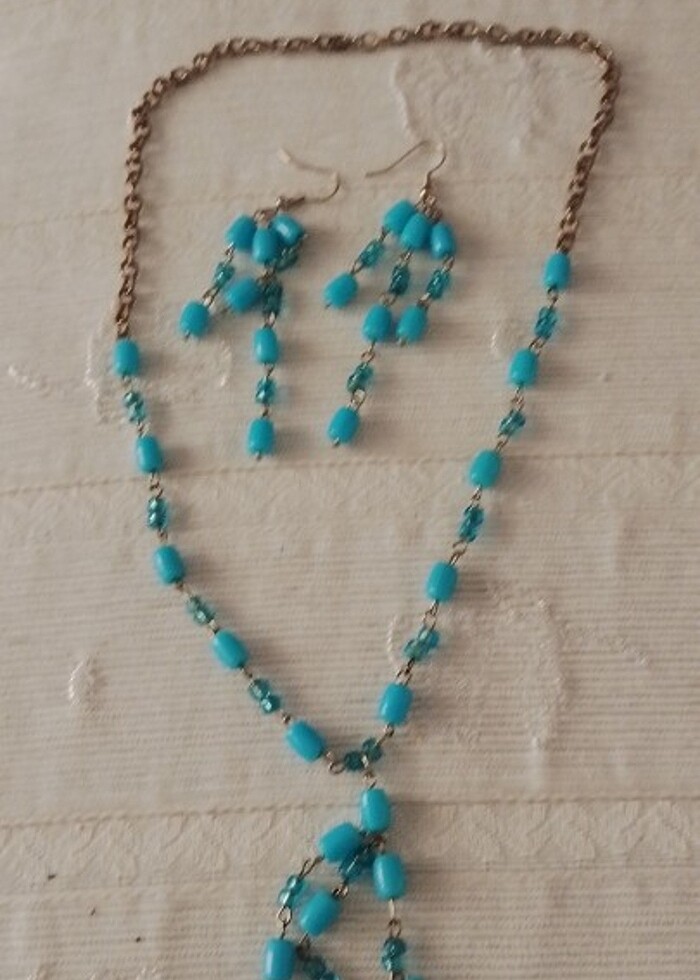 Kolye küpe seti  - Görsel 3