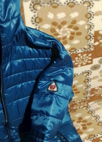 Mavi Fermuarlı Kadın Kış Yeleği - Görsel 4