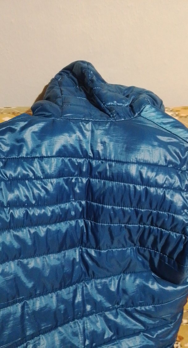 Mavi Fermuarlı Kadın Kış Yeleği - Görsel 5