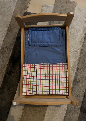 İKEA Ahşap Yatak (kedi yatağı) (oyuncak) - Görsel 3