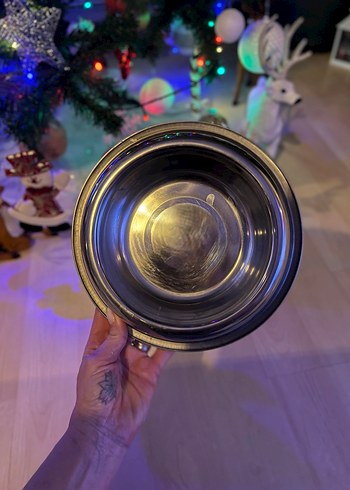 Paslanmaz Çelik 22 cm Kedi&Köpek Mama Kabı - Görsel 3